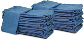 Cotton Shop Towels Blue – (Pack of 150) Size 14X14 Inches Cleaning Rags – Absorbent Shop Rags and Multipurpose Cleaning Towels for Automobiles, Industries, Garage and Homes